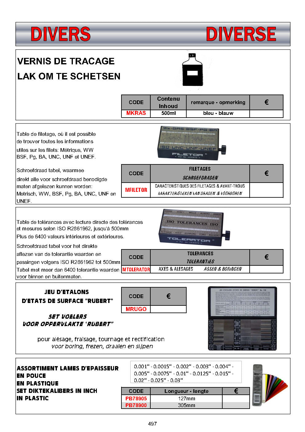TOLERATOR / FILETOR / LETTRES & CHIFFRES A FRAPPER - SLAGLETTERS & SLAGCIJFERS / TOLERATOR / FILETOR