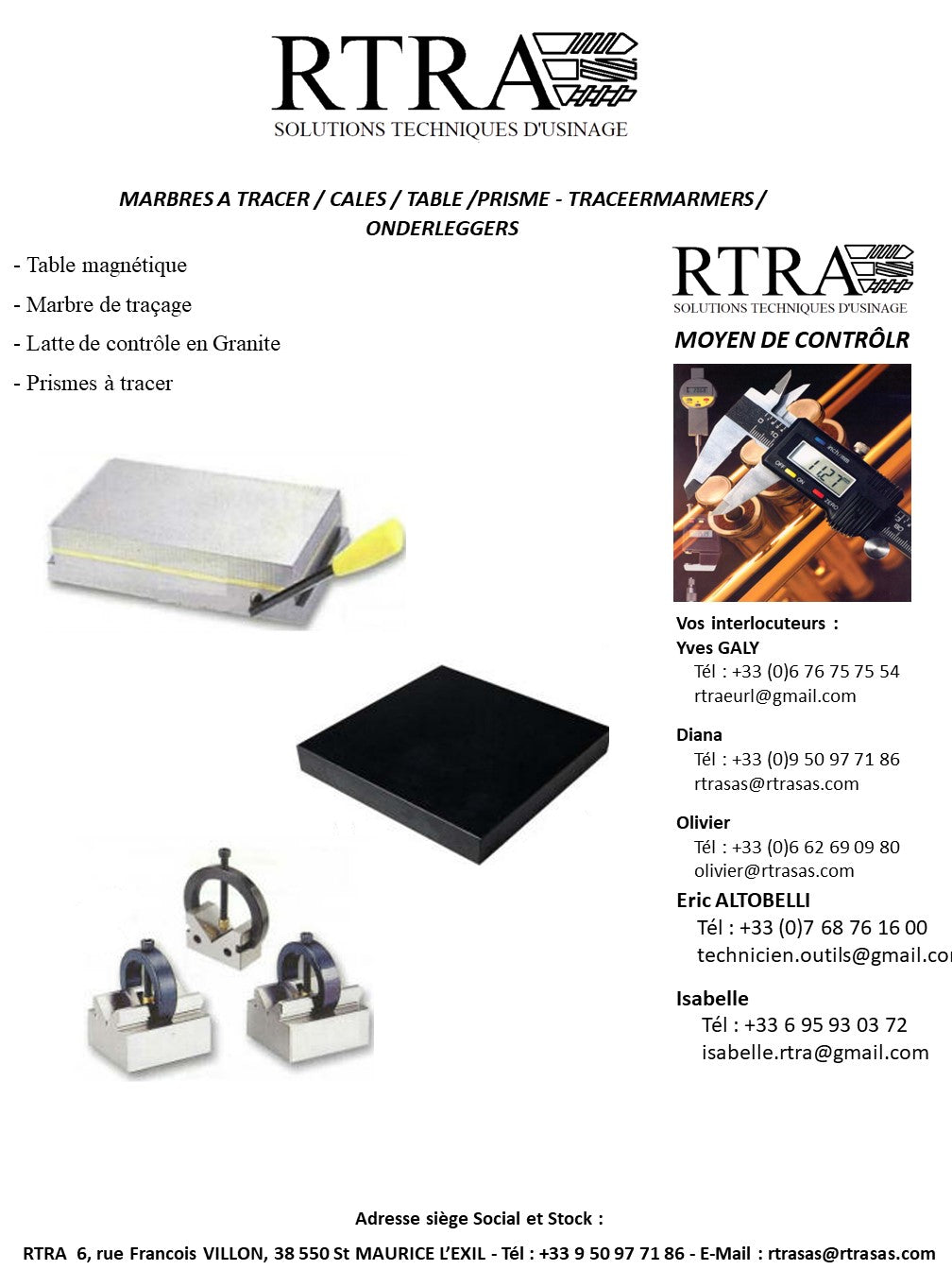 MARBRES A TRACER / CALES / TABLE /PRISME - TRACEERMARMERS / ONDERLEGGERS