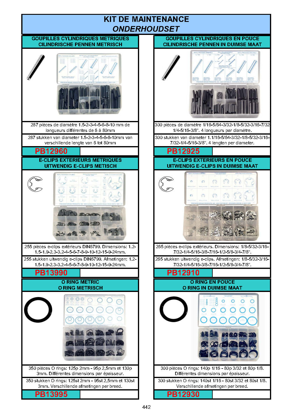 KIT DE MAINTENANCE - DIKTEBAND - SHIM STOCK