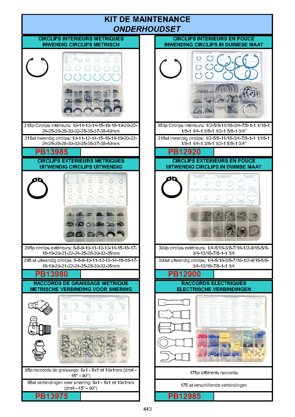 KIT DE MAINTENANCE - DIKTEBAND - SHIM STOCK