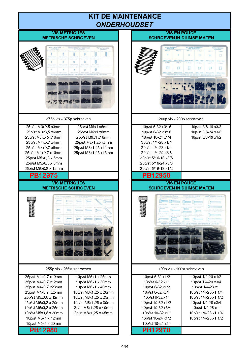 KIT DE MAINTENANCE - DIKTEBAND - SHIM STOCK