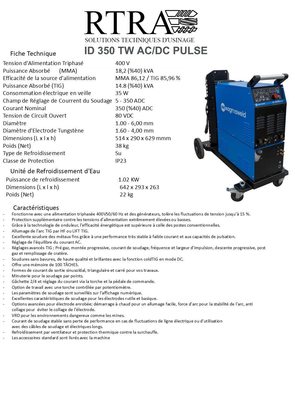 POSTE SE SOUDAGE TIG