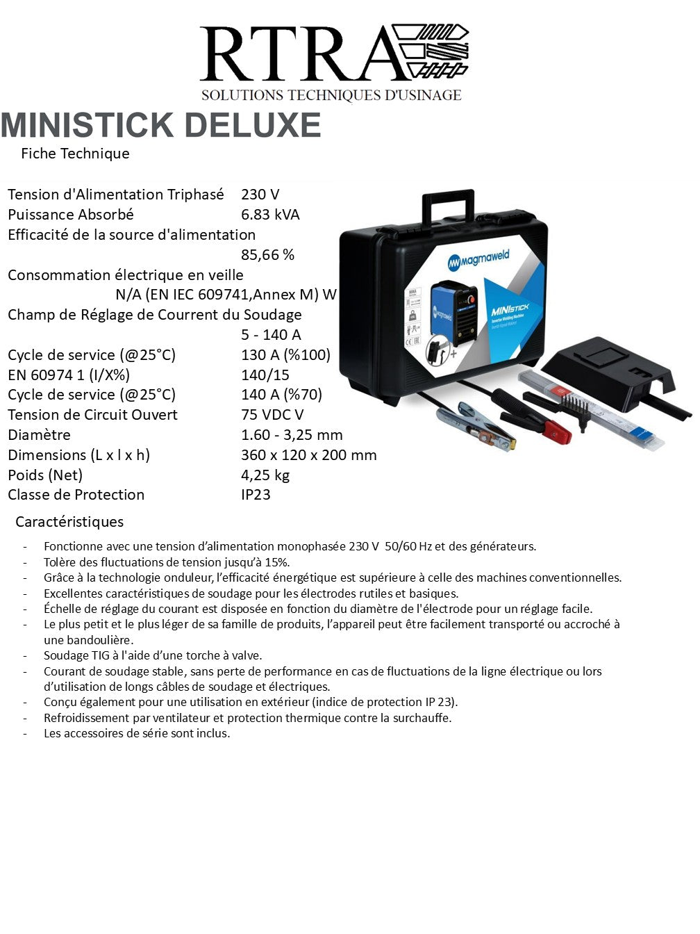 POSTE SE SOUDAGE MMA