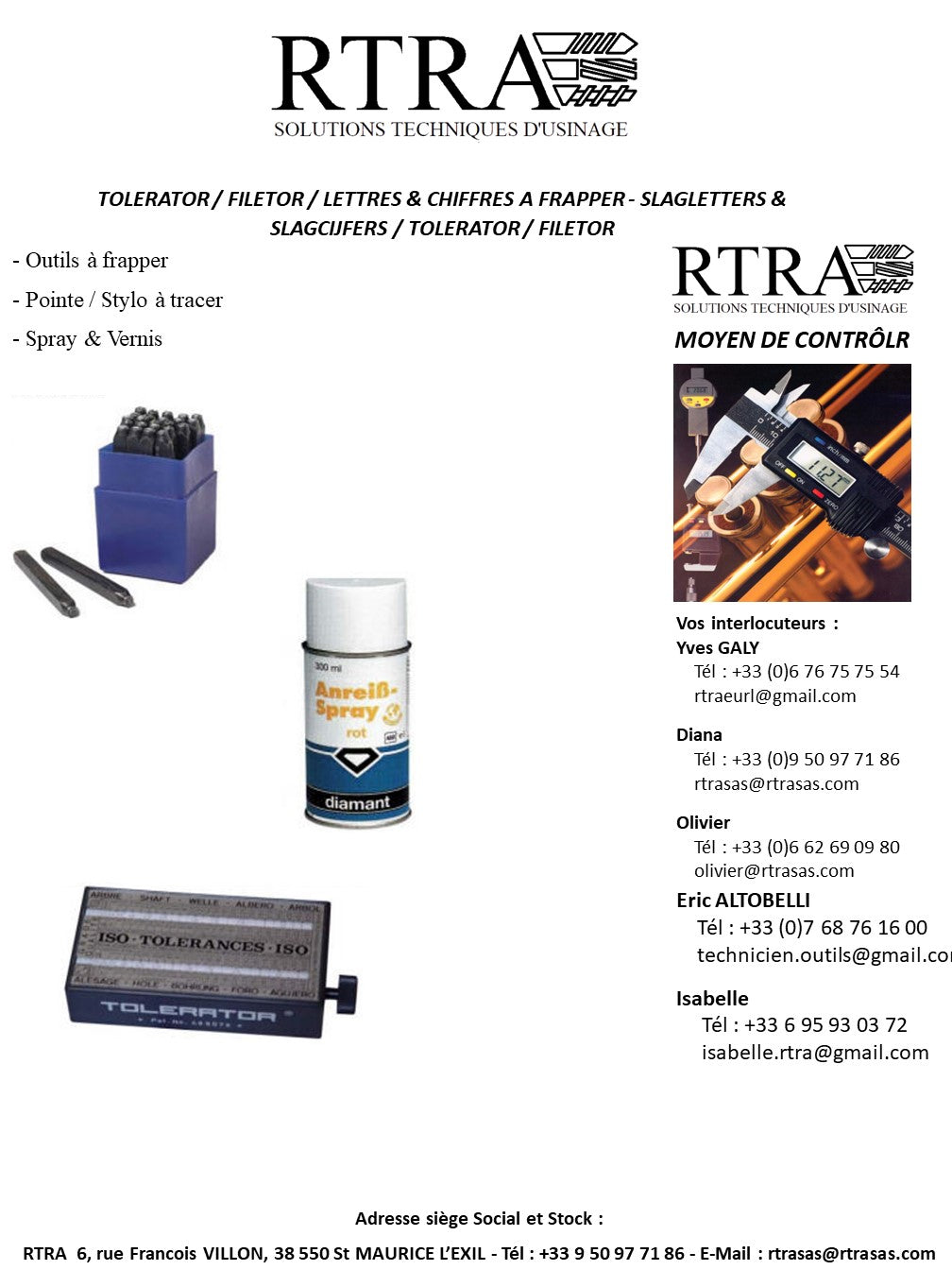 TOLERATOR / FILETOR / LETTRES & CHIFFRES A FRAPPER - SLAGLETTERS & SLAGCIJFERS / TOLERATOR / FILETOR