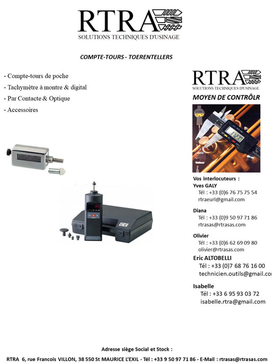 COMPTE-TOURS - TOERENTELLERS