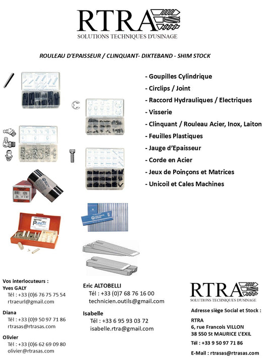 KIT DE MAINTENANCE - DIKTEBAND - SHIM STOCK