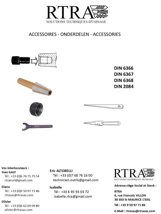 ACCESSOIRES POUR MACHINE- ONDERDELEN - ACCESSORIES